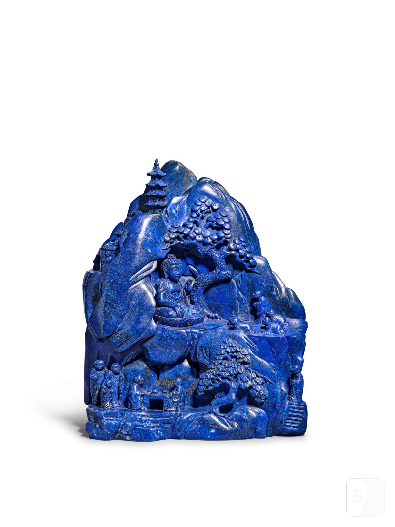 二十世紀 青金石山子 | A LAPIS LAZULI BOULDER